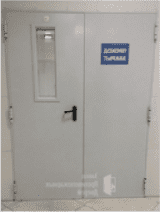 Установленная противопожарная дверь Зеррус — пример 4